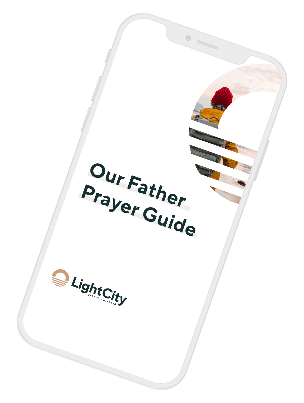 Our Father Prayer Guide Phone Image